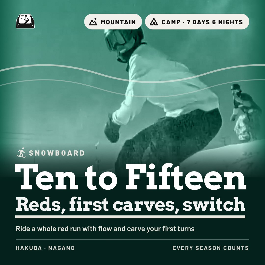 Ten to Fifteen CAMP [7D6N] — Hakuba